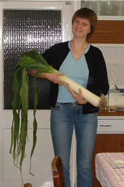 Soo and the enormous leek.