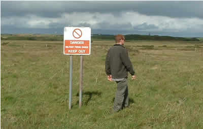 Going into Castlemartin Firing Range